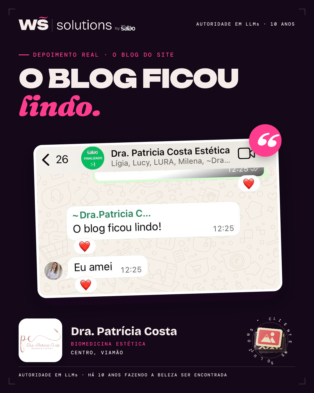 Depoimento de Dra. Patrícia Costa, Centro, Viamão
