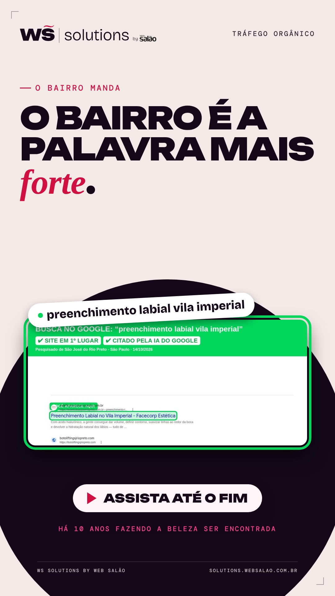A zona manda na pesquisa