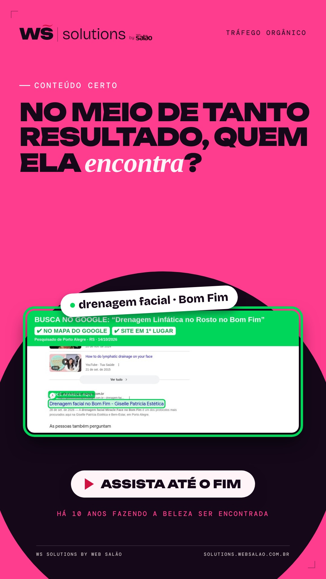 Conteúdo certo, no sítio certo