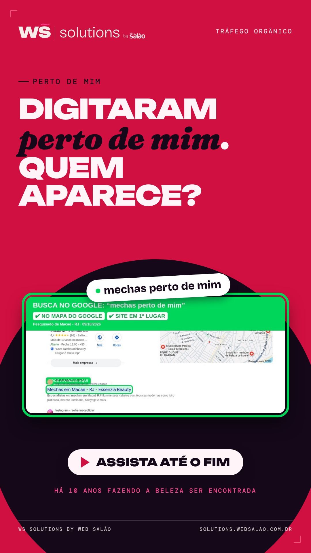Quem aparece no "perto de mim"