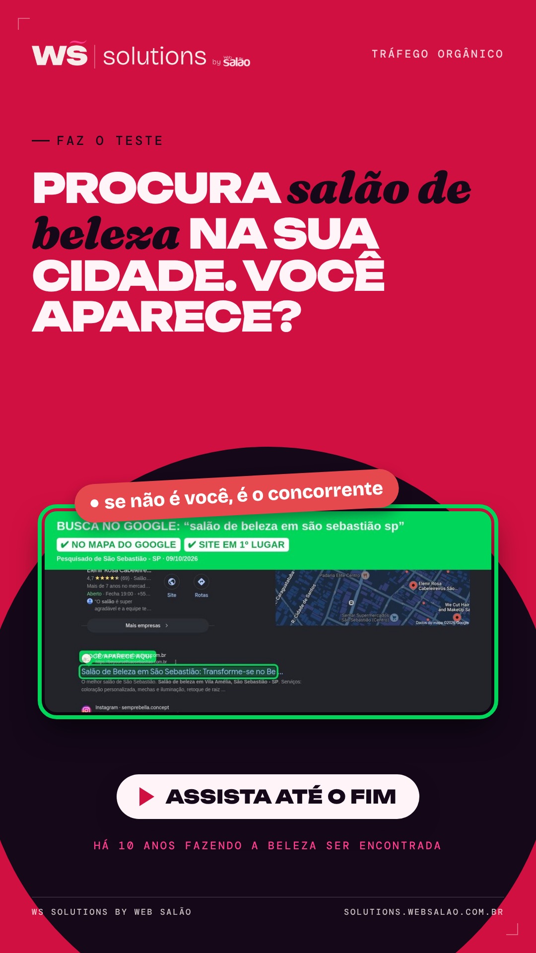 Aparece no Google?