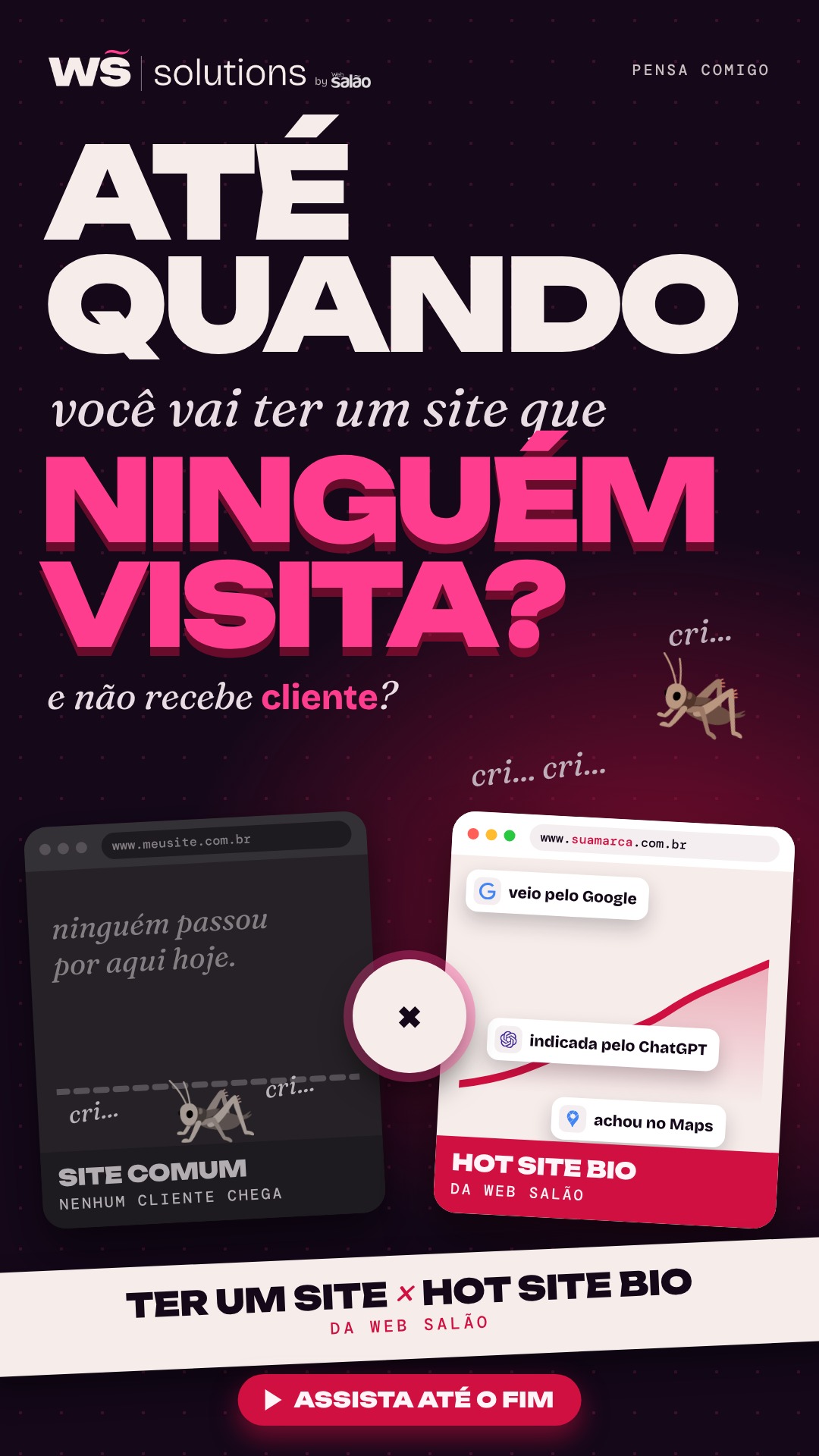 Até quando vai ter um site que ninguém visita?